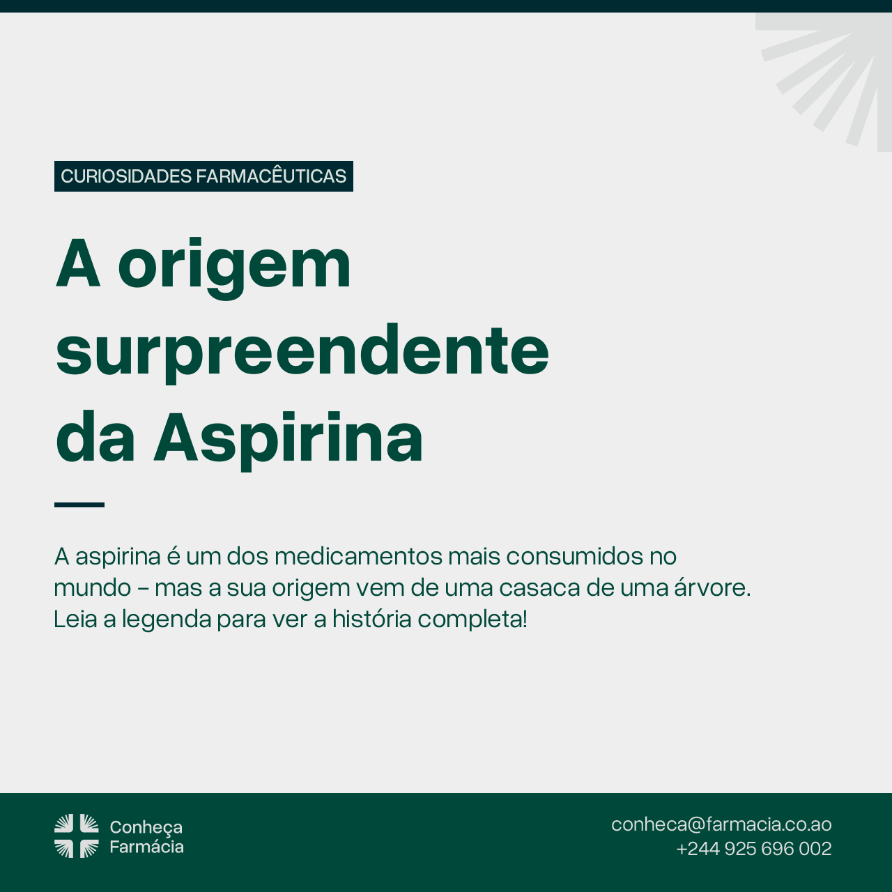 Live: Supportive Care em Oncologia — Role do Farmacêutico